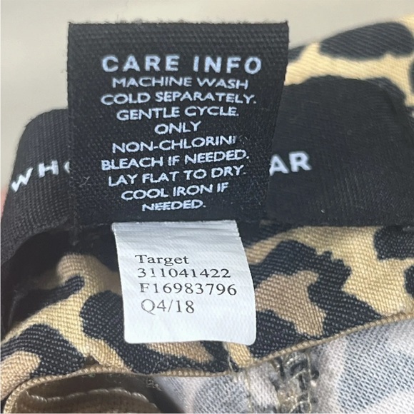 Who What Wear. Womens Leopard Print High Rise Pull on stretch pants Size 12 - Picture 7 of 8